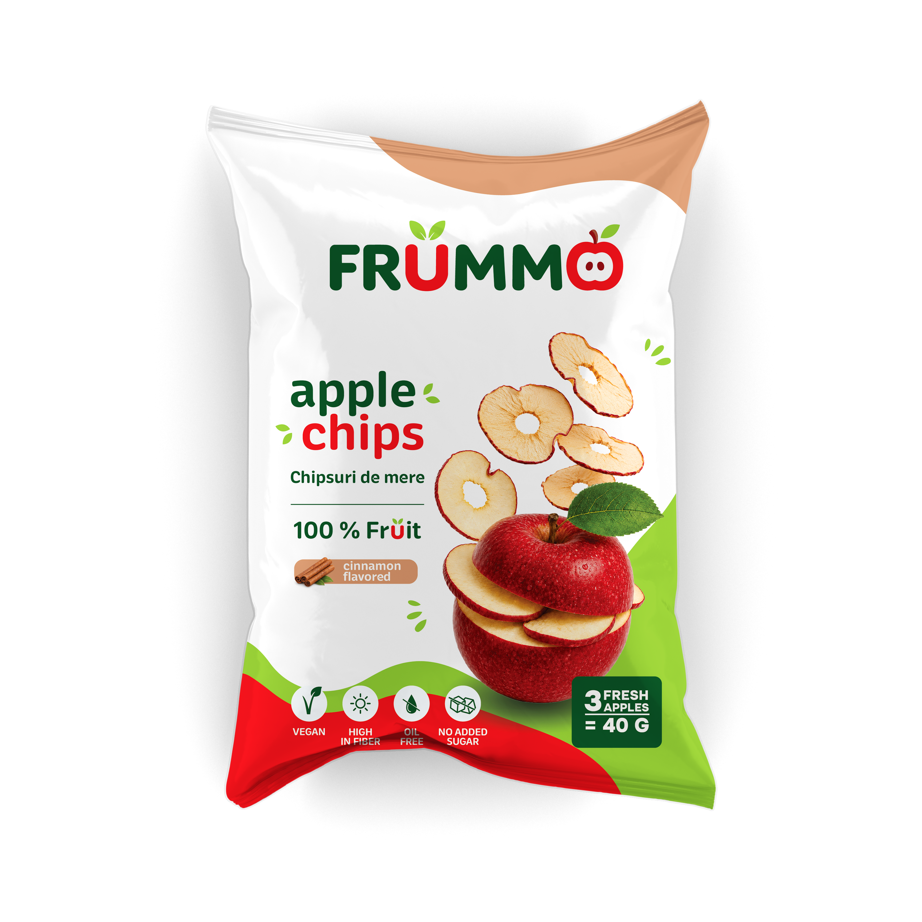 FRUMMO măr roșu cu scorțișoară